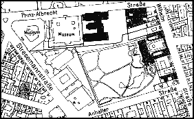 Lageplan, Ende 1934.