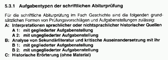 Aufgabentypen