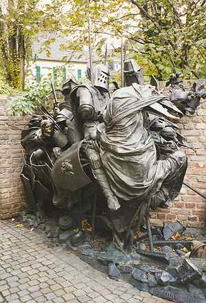 Detail: Reiter mit dem Tod im Gefolge