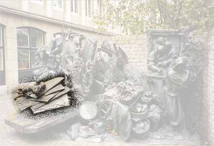 Detail: Urkunde, Siegel und Unterarme