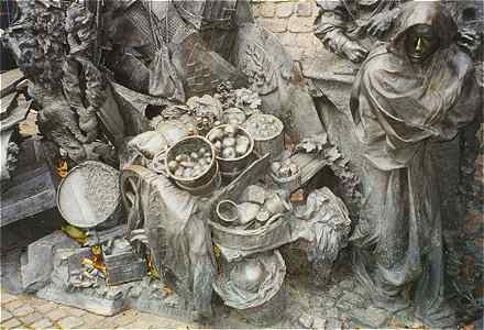 Detail: Der Marktkarren